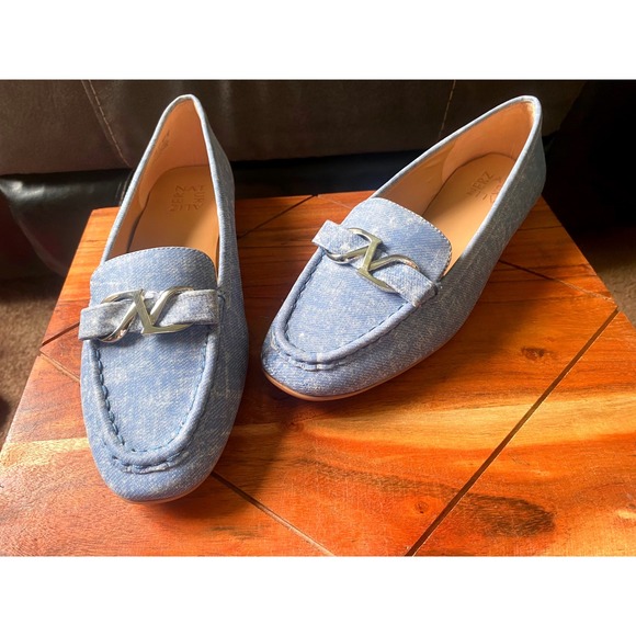 Naturalizer Aliz Loafers Denim Blue Slip On Comfort Casual Shoes 8.5 - Picture 12 of 15